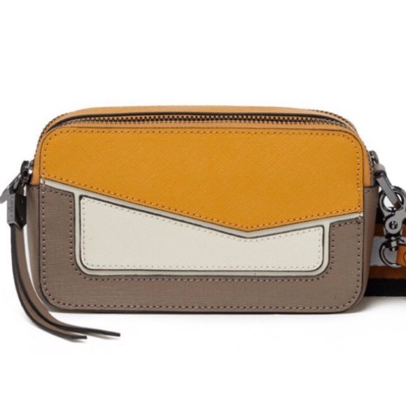 Botkier Truffle Colorblock Cobble Hill Crossbody/Belt Bag - Picture 1 of 10